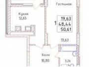 1-комнатная квартира, 50 м², 19/24 эт. Уфа