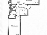 2-комнатная квартира, 67 м², 8/11 эт. Москва