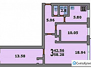 3-комнатная квартира, 60 м², 4/5 эт. Москва