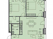 2-комнатная квартира, 81 м², 9/11 эт. Санкт-Петербург