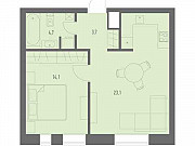 1-комнатная квартира, 45 м², 18/19 эт. Москва