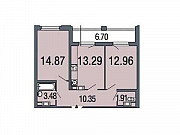 2-комнатная квартира, 57 м², 11/19 эт. Санкт-Петербург