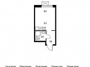 1-комнатная квартира, 19 м², 18/24 эт. Москва