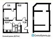 3-комнатная квартира, 90 м², 1/4 эт. Санкт-Петербург