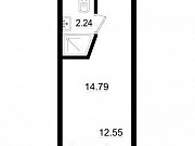 Студия, 15 м², 3/15 эт. Санкт-Петербург