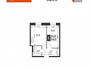 1-комнатная квартира, 34 м², 15/22 эт. Москва