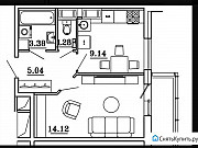 1-комнатная квартира, 36 м², 3/24 эт. Санкт-Петербург