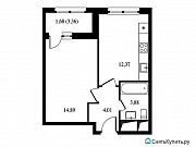 1-комнатная квартира, 36 м², 13/24 эт. Москва