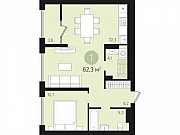 1-комнатная квартира, 62 м², 2/17 эт. Сургут