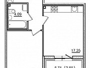 1-комнатная квартира, 46 м², 2/4 эт. Санкт-Петербург