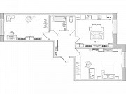 3-комнатная квартира, 60 м², 1/24 эт. Санкт-Петербург