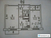 2-комнатная квартира, 44 м², 5/5 эт. Омск