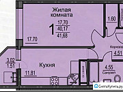 1-комнатная квартира, 42 м², 10/25 эт. Воронеж