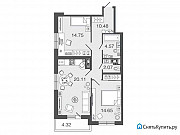 3-комнатная квартира, 66 м², 3/9 эт. Санкт-Петербург