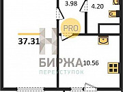 1-комнатная квартира, 37.3 м², 5/17 эт. Санкт-Петербург