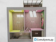 1-комнатная квартира, 40.1 м², 6/10 эт. Казань