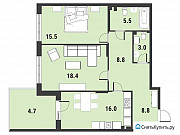 2-комнатная квартира, 80 м², 1/5 эт. Санкт-Петербург