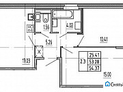 3-комнатная квартира, 53 м², 7/12 эт. Санкт-Петербург