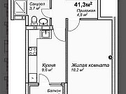 1-комнатная квартира, 41.3 м², 16/16 эт. Анапа