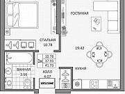 1-комнатная квартира, 41.7 м², 4/19 эт. Новокуйбышевск