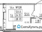 Студия, 28.8 м², 7/24 эт. Санкт-Петербург