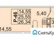 1-комнатная квартира, 26.4 м², 13/17 эт. Санкт-Петербург