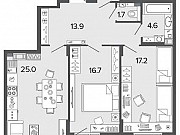 2-комнатная квартира, 81.6 м², 4/8 эт. Санкт-Петербург