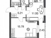 1-комнатная квартира, 37.2 м², 2/4 эт. Токсово