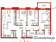 3-комнатная квартира, 76.2 м², 10/13 эт. Санкт-Петербург