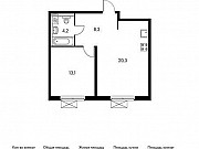 1-комнатная квартира, 46.1 м², 2/33 эт. Москва