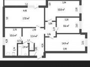 4-комнатная квартира, 79 м², 2/3 эт. Ишим