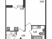 1-комнатная квартира, 38.2 м², 11/24 эт. Санкт-Петербург