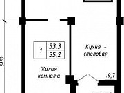 2-комнатная квартира, 55.2 м², 3/22 эт. Челябинск