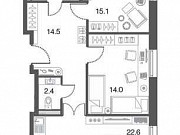 2-комнатная квартира, 76.2 м², 1/4 эт. Сестрорецк