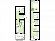 2-комнатная квартира, 69.7 м², 1/9 эт. Екатеринбург