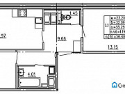 3-комнатная квартира, 55 м², 12/25 эт. Санкт-Петербург