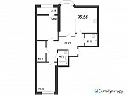 2-комнатная квартира, 95.6 м², 9/13 эт. Санкт-Петербург