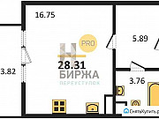 Студия, 28.3 м², 6/12 эт. Санкт-Петербург