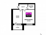 1-комнатная квартира, 39.2 м², 5/5 эт. Мелеуз