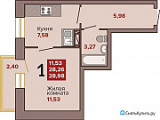 1-комнатная квартира, 29 м², 11/25 эт. Пермь