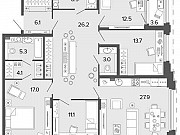 4-комнатная квартира, 133.7 м², 2/7 эт. Санкт-Петербург