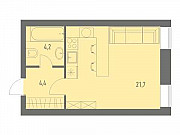 1-комнатная квартира, 30.3 м², 2/23 эт. Москва