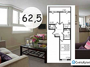 2-комнатная квартира, 62 м², 3/10 эт. Санкт-Петербург