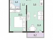 2-комнатная квартира, 34.7 м², 9/17 эт. Екатеринбург