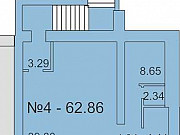 Помещение свободного назначения, 62.86 кв.м. Воронеж
