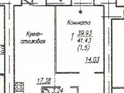1-комнатная квартира, 41.5 м², 4/16 эт. Вологда