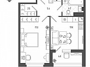 1-комнатная квартира, 44.7 м², 3/11 эт. Санкт-Петербург