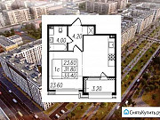 Студия, 35 м², 8/10 эт. Санкт-Петербург