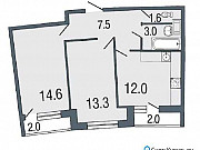 2-комнатная квартира, 52 м², 11/19 эт. Санкт-Петербург