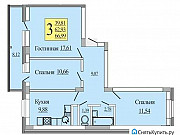 3-комнатная квартира, 67 м², 5/10 эт. Новая Усмань